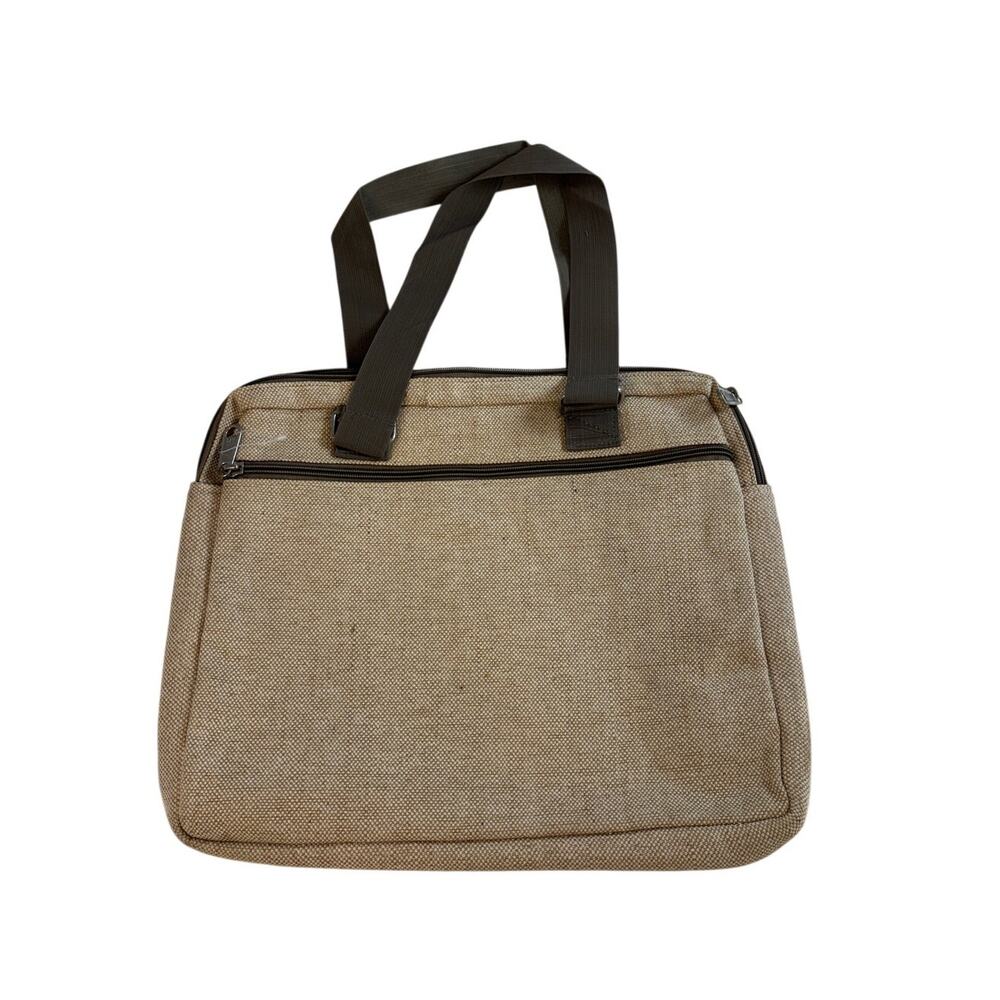 Jute Laptop Sleeve Case Eco Friendly Bag Fits 15 16 MacBook Chromebook Tablet